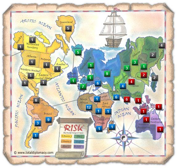 Total Diplomacy Risk Map: Stratton-End- 