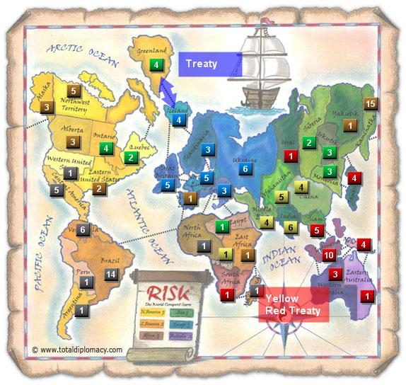 Total Diplomacy Risk Map: FriendsThaksgiving7 