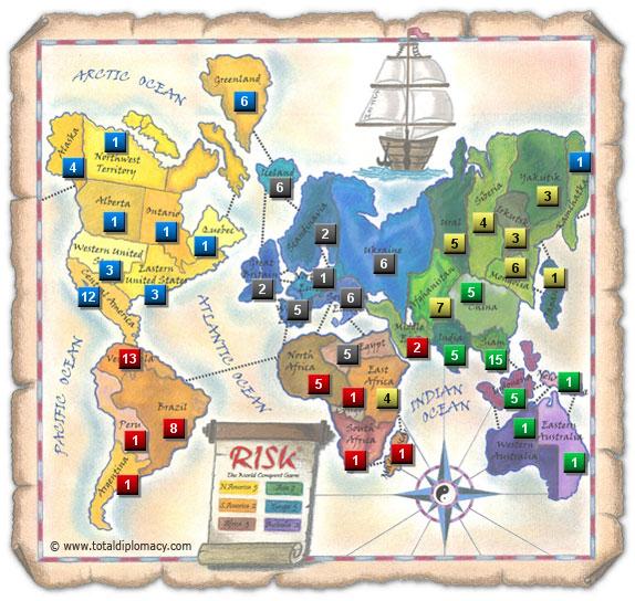 Total Diplomacy Risk Map: Tough-Balance 