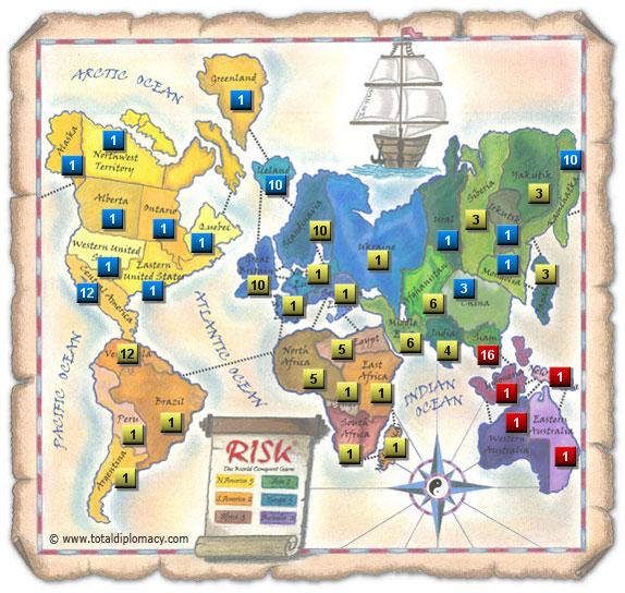 Total Diplomacy Risk Map: Grand-Strategy-Game 