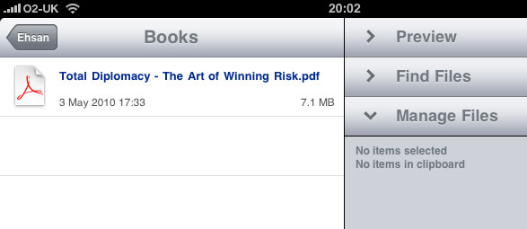 Total Diplomacy  ebook on iPad