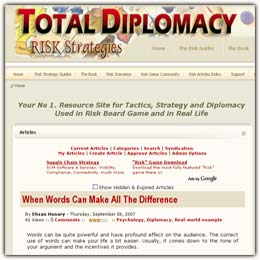 Total Diplomacy: Articles 