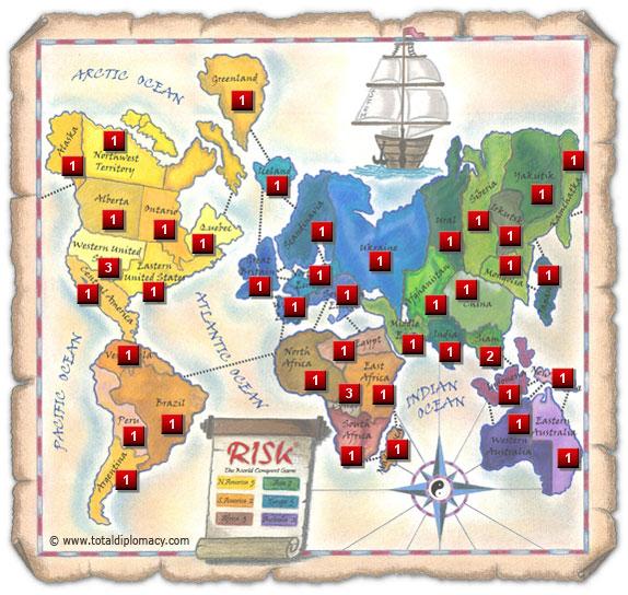Total Diplomacy - Initial Risk Game Strategy 10
