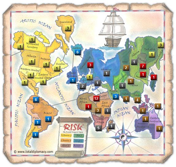 Total Diplomacy - Initial Risk Game Strategy 6