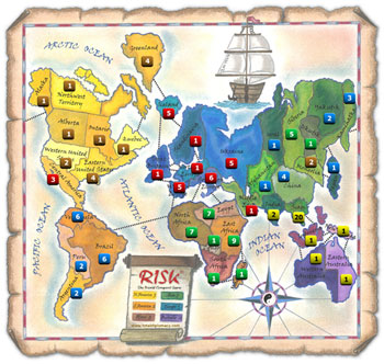 Risk Game Scenario 7: Revenge Position A